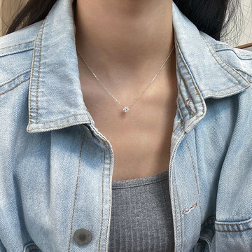 十四行詩｜流光閃耀花瓣舞項鍊 S925銀 梧桐好物嚴選