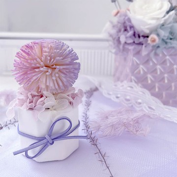 Floral M｜Colorful彩虹泡泡永生香氛擴香花 薰衣草（贈送5ml精油）