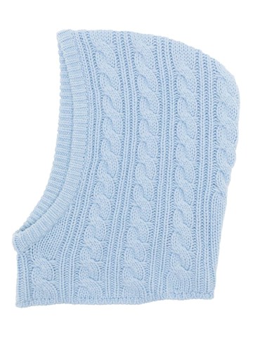 Mr. Mittens - cable-knit wool-cashmere balaclava - unisex - Wool/Cashmere - One Size - Blue
