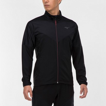MIZUNO 美津濃 外套 男款 運動外套 黑 32ME253009