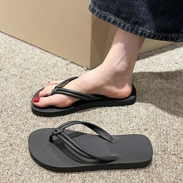 熱銷萬件回購📊人字拖女夏季外穿防滑沙灘海邊網紅高級感外穿夾腳夾板涼拖鞋軟底WDOC