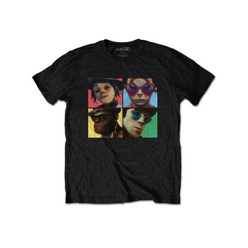 英國虛擬樂隊Gorillaz街頭頑童 美式復古oversize高街vintageT恤