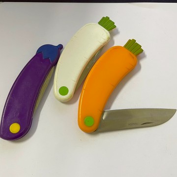 [沐沐屋] 蔬果造型 摺疊水果刀
