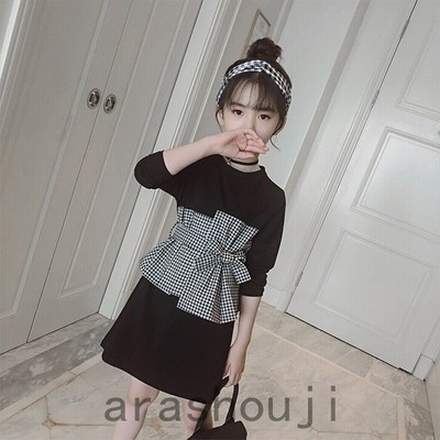 子供服ワンピースキッズ女の子秋着長袖ワンピース膝丈子供ドレスdress韓国子供服ジュニアベルト付きカジュアルおしゃれ可愛い新品 通販 Lineポイント最大get Lineショッピング