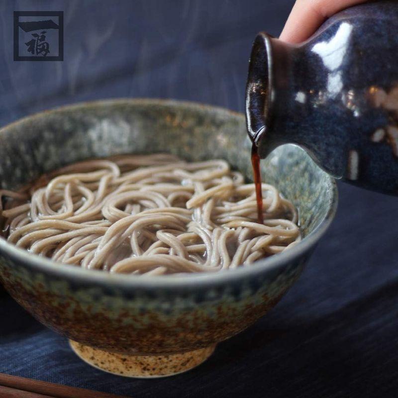 奥出雲そば処一福 石臼挽き本生そば4人前 石臼生そば240g×2、そばつゆ150ml×2