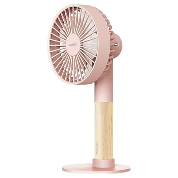 PROBOX UDDO 櫸木手持桌立風扇 3檔可調  H03  粉紅色