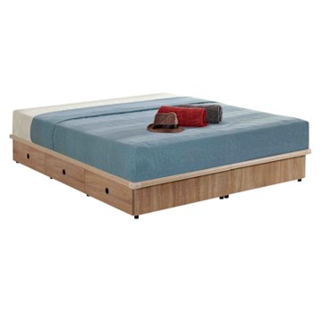 文創集 巴斯5尺雙人六抽床底(不含床墊)-150x188x24cm免組