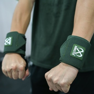 XMASTER力量舉護腕健身運動SBD同款臥推深蹲強力支撐舒適透氣男女