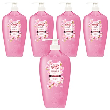 花香5 原效洗髮乳 乾燥受損髮質適用 櫻花香  5瓶  1.1kg
