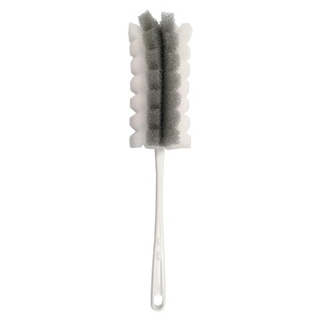 CoCo 刷得淨超大瓶罐刷 38cm粗細雙材質海綿刷頭 刷洗大容量水壺、水瓶  灰白  1個