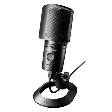audio-technica 鐵三角 形指向型電容式USB麥克風 原廠保固 375g  AT2020USB-XP  黑色