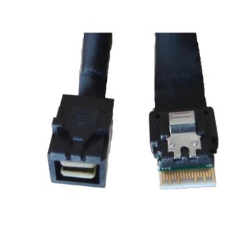 Slimsas SFF8654 4i 轉MiniSAS HD SFF8643 數據連接線