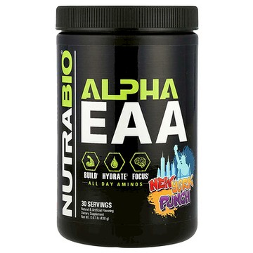 NutraBio, Alpha EAA，New York Punch，0.97 磅（438 克）