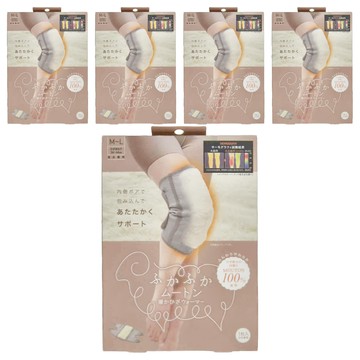 COGIT BEAUTY 羊毛保暖護膝套 膝圍 36-46cm M~L 49 x 30 x 1.8cm  M~L  49 x 30 x 1.8cm  5個
