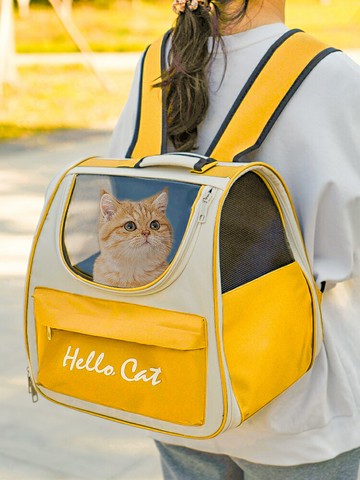 【店長推薦】貓包大容量外出便攜雙肩貓書包寵物背包貓籠裝貓的狗狗太空艙用品