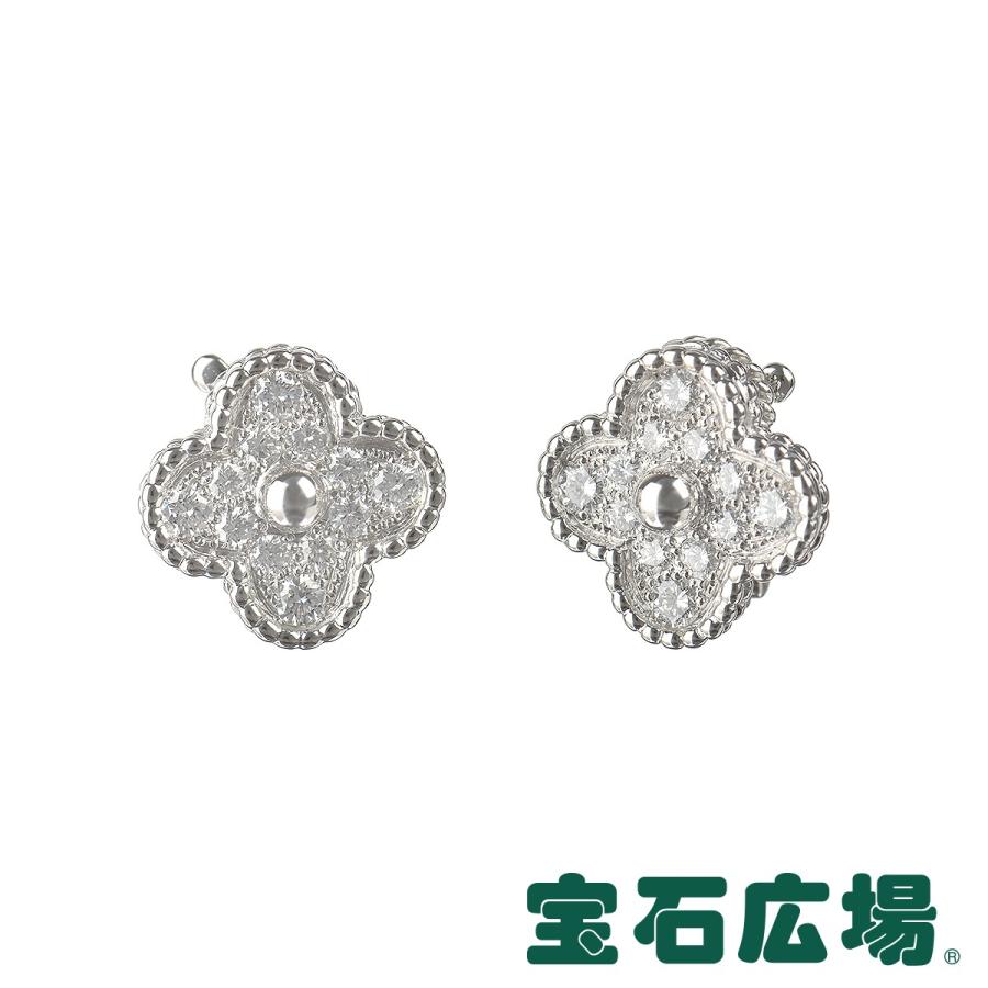 ヴァンクリーフ＆アーペル ハワイ イヤリング 片耳用 750 (K18PG K18WG) レディース Van Cleef & Arpels [美品]  【ジュエリー】