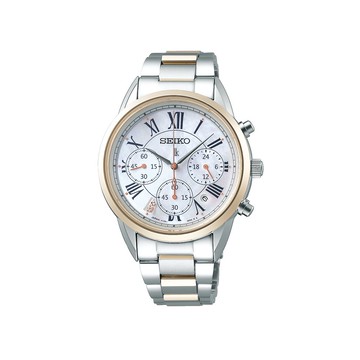 太陽能三眼計時腕錶