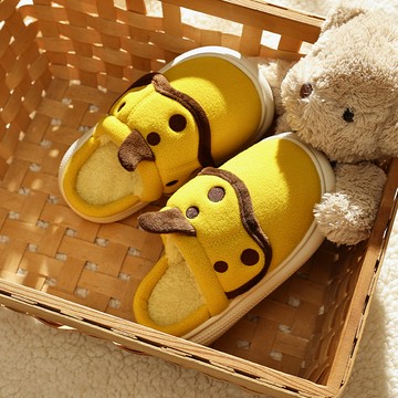 Cheerful Mario幸福瑪麗 可愛水果女童棉拖鞋 秋冬保暖女孩室內毛絨拖鞋家居鞋