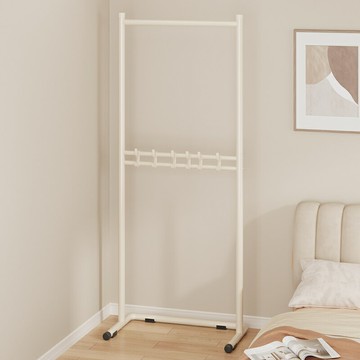 免運/快速出貨 衣架落地床頭掛衣架立式衣桿衣帽架客廳組合架門口窄角分層掛包架