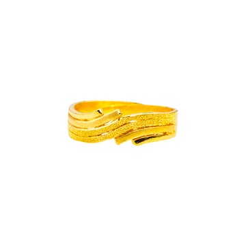 Jove gold JoveGold漾金飾 飄黃金女戒指