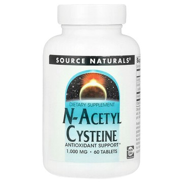 Source Naturals, N-乙酰半胱氨酸，1000 微克，60 片裝