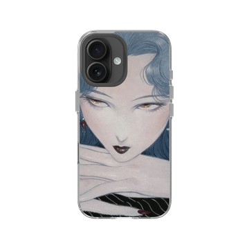 iPhone 16 Clear Case（相機按鈕） 透明 - Janice Sung - 藍寶石