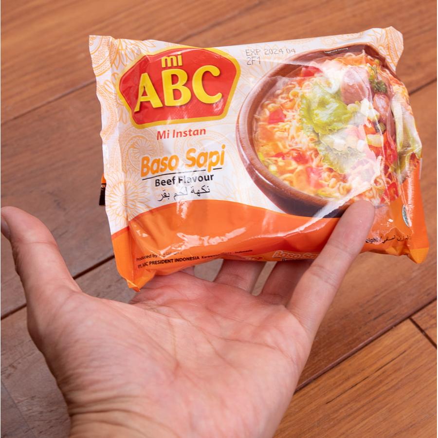 インドネシア料理 インスタント麺 Baso Sapi ビーフミートボール味ラーメン ABC Rasa ハラル パスタ アジア