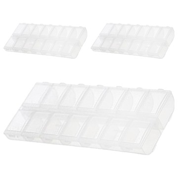 KEYWAY 聯府 14格小物分類箱  3個  透明色