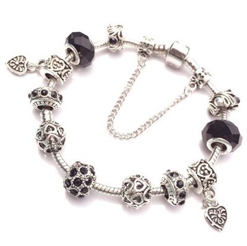 現貨+預購 串珠手鍊手環-水晶飾品精緻鑲鑽時尚歐美風女配件3色73bo79【獨家進口】【米蘭精品】