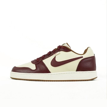 Nike Ebernon Low PREM [IB4644-261] 男 運動休閒鞋 低筒 舒適 米 酒紅