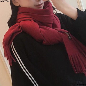 超實惠臘 女披肩 披風 外搭圍巾女冬季韓版百搭兩用雙面純色披肩仿羊絨長款加厚保暖圍脖秋冬