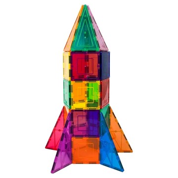 PicassoTILES 畢卡索 磁力片積木 火箭組 32片  多色  1組
