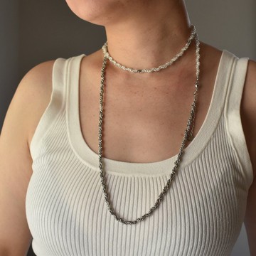 螺旋 120cm / 銀色