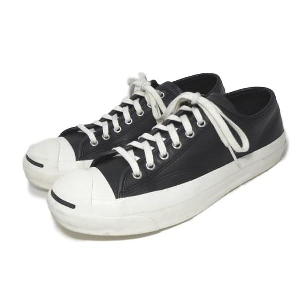 CONVERSE ADDICT コンバース アディクト 16AW JACK PURCELL LEATHER ジャックパーセル レザー ブラック 28cm  スニーカー【中古】40004605 | LINEブランドカタログ