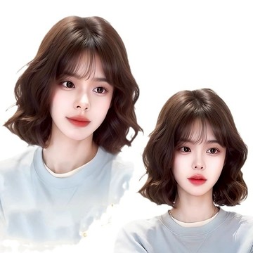 ❤️元氣韓系蛋捲短髮 升級髮絲❤️隔日送達❤️仿真頭皮 輕薄透氣甜美可愛 假髮長髮 自然 【送六件套】93349