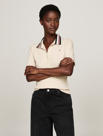 修身珠地棉質 Polo 衫