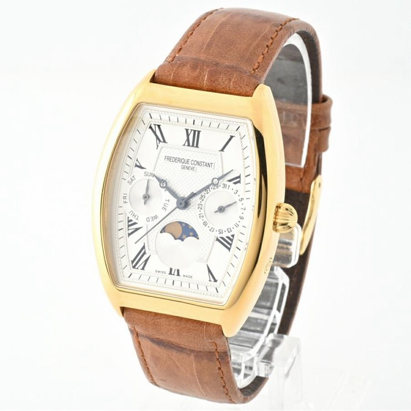 新入荷 FREDERIQUE CONSTANT フレデリックコンスタント クラシックアールデコ ムーンフェイズ クオーツ FC260X4T5/6  【中古】 | LINEブランドカタログ