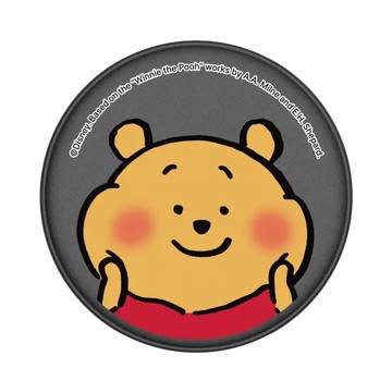 GRIP O (MagSafe 兼容） 黑 - 迪士尼-小熊維尼 Disney Winnie The Pooh - 插畫家系列(Nagano) - 我可愛嗎?