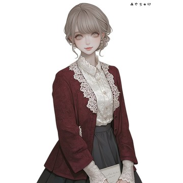 【9 月新作】07-142-0144 人物貼紙 幻想復古浪漫喫茶
