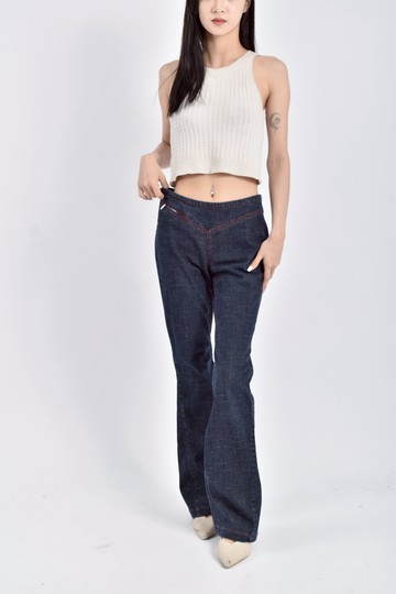 (L) miss sixty丹寧牛仔喇叭低腰藍色長褲