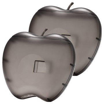 保鮮膜套收納盒  黑色  17 x 16cm  2個