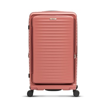 ELLE Travel 波紋系列-29吋高質感前開式擴充行李箱 防盜防爆拉鍊旅行箱 EL31280 (任選)