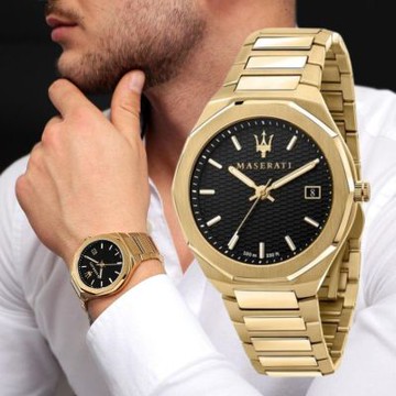 MASERATI 瑪莎拉蒂 STILE 三針日期經典腕錶42mm(R8853142004) 附提袋
