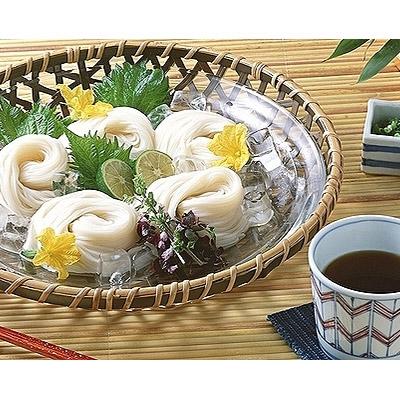 ふるさと納税 南島原市 島原手延べそうめん2種詰合×20箱(宮内庁献上品・九州産小麦粉使用)