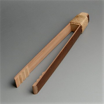 增強彈力老竹茶夾子 手工纏麻繩加木塞夾 茶道六君子零配 茶杯夾