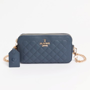 PLAYBOY - 斜背包  Unusual系列 - 藍色