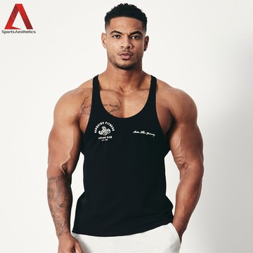 男士肌肉健身背心 棉質 Gym 運動訓練工字背心 現貨 VQ