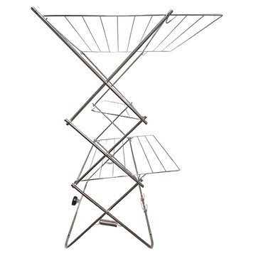 SHIMOYAMA 304不銹鋼可折疊W形晾曬架 KM CO 郵購盒 拋貨  1個  W形