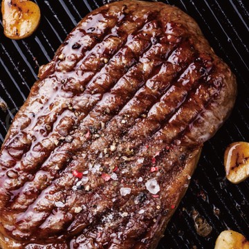 美國安格斯總統級霜降牛排-比臉大4片組(600公克/1片)