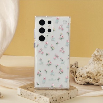 GreenGate聯名丹麥午後花廊防摔透明SAMSUNG手機殼